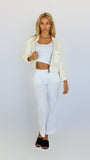 Perforated Leather Jacket