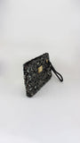 Rococo Porchette Clutch in Black & Gold