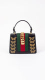 Sylvie Animal Studs Leather Mini Bag