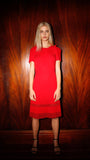 Lace Trimmed Sheath Dress