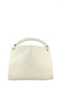 Artsy MM Empreinte Leather Handbag in Neige