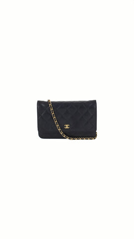 Quilted Caviar WOC Bag